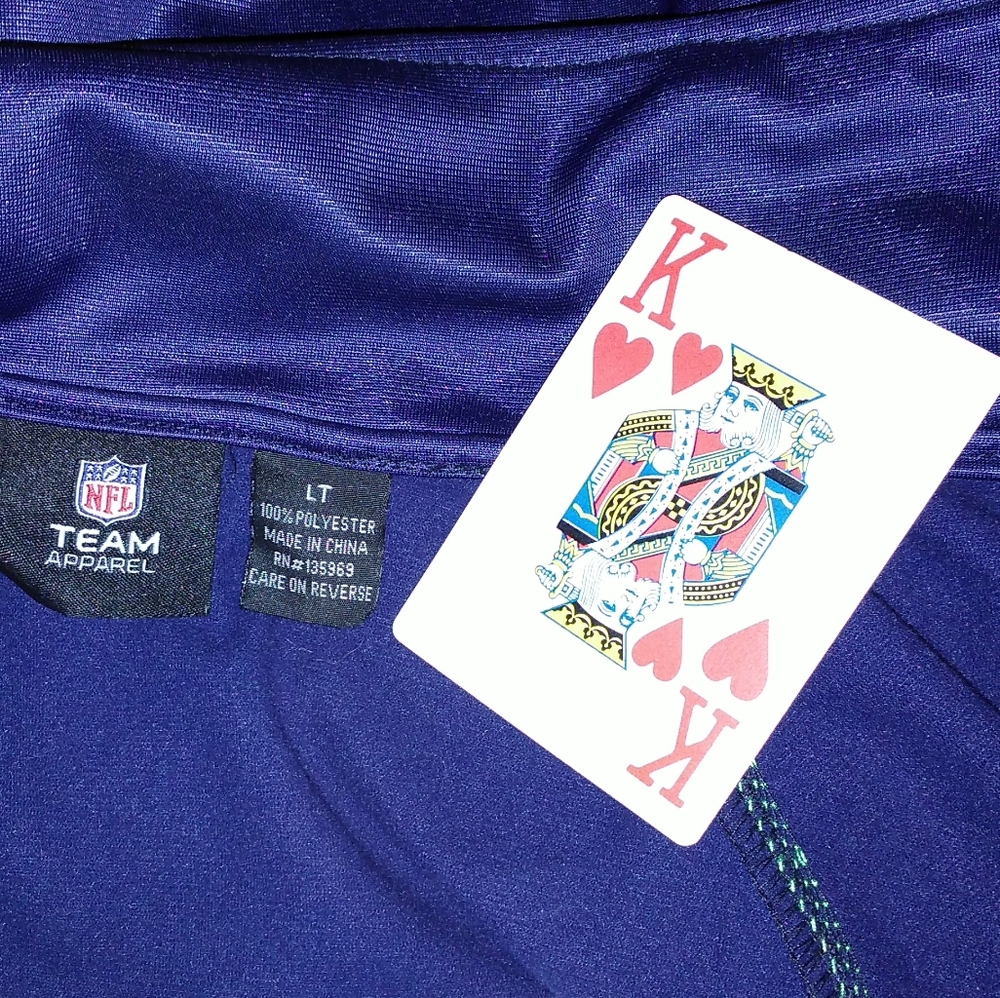 NFL Team Apparel Seattle Seahawks Zip Jacket - Picture 8 of 10